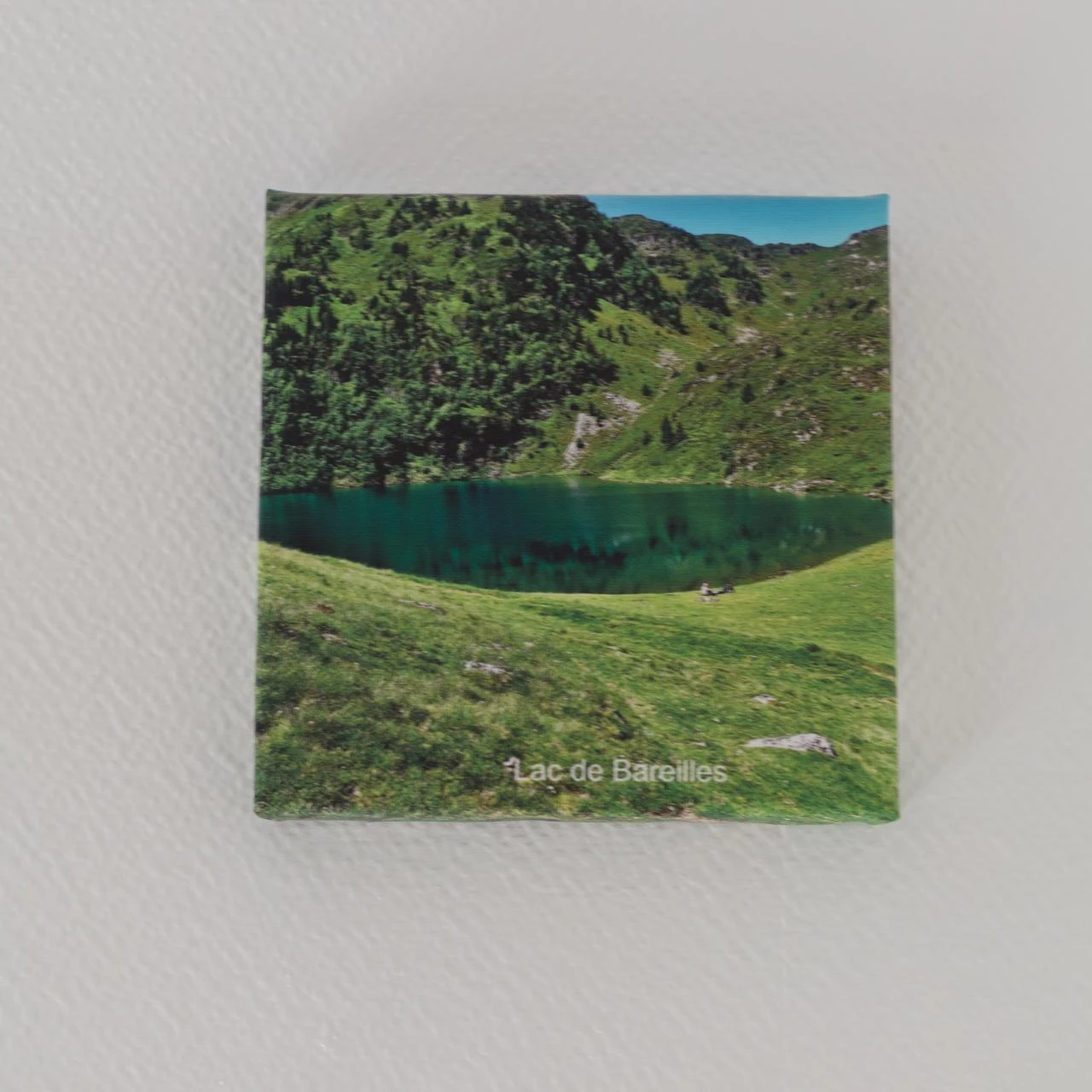✨COUP DE CŒUR 🏔️Lac de Bareilles – Toile Foto Pirineus 20x20 cm | Decoração Natureza – photo 2